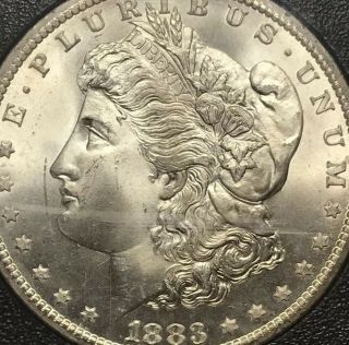 1883 - CC Morgan Silver Dollar NGC MS 65 GSA Dollar Gem White w/ Box 2