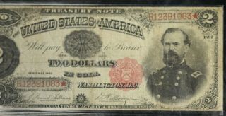 Ungraded 1891 $2 Legal Tender Note 4