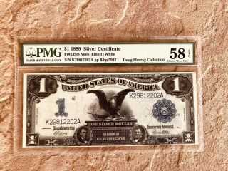 1899 $1 Silver Certificates Black Eagle 58 Epq
