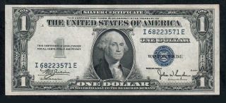 1 Dollar Washington Silver Certificate 1935 C Unc