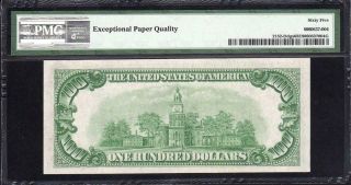 1934 $100 CLEVELAND Federal Reserve Note FRN PMG 65 EPQ Fr 2152 - d D00533379A 3