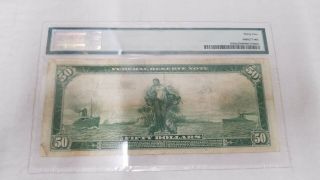 1914 $50 Dollar Federal Reserve Note,  FR 1039a,  PMG 35 Choice Very Fine 2