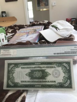500$ 1934A Federal Reserve Note PMG 50 Undergraded 2