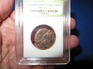 Large Ancient Byzantine Empire Coin 1,  000 Years Old