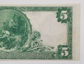 1910 Five Dollar $5.  00 Sonoma County California National Bank Note Petaluma UNC 6