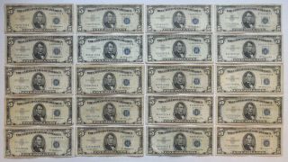 100 - 1953 - United States - Silver Certificates - $5 - Blue Seal - Problem 10