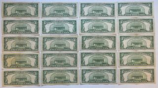 100 - 1953 - United States - Silver Certificates - $5 - Blue Seal - Problem 11