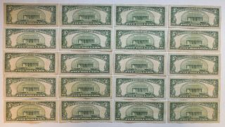 100 - 1953 - United States - Silver Certificates - $5 - Blue Seal - Problem 3