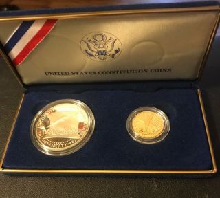 1987 United States Constitution Coins Proof Set