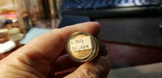 Roll Of 50 1959 Canada Small Cents Gem Bu - Red In Tube