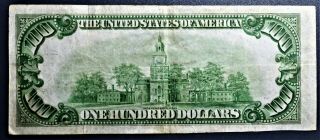 1928 $100 TEN DOLLAR BILL GOLD CERTIFICATE Note Fr 2405 A1175 2