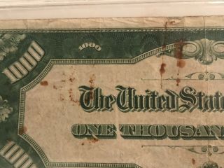 1934 $1000 ONE THOUSAND DOLLAR BILL OLD CURRENCY NOTE DALLAS TEXAS 10