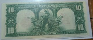 1901 TEN DOLLAR BUFFALO PCGS EF 40 UNITED STATES NOTE SERIAL E35411802 4