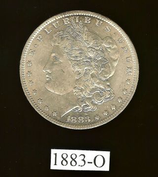 Morgan Silver Dollar: 1883 - O (estimated Grade: A Au)