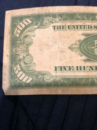 1934 A $500 Federal Reserve Note Scarce 6