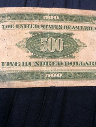 1934 A $500 Federal Reserve Note Scarce 7