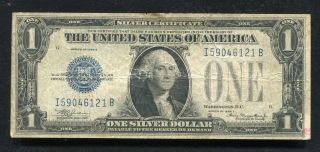 Fr.  1605 1928 - E $1 One Dollar “funnyback” Silver Certificate “i - B Block” Scarce