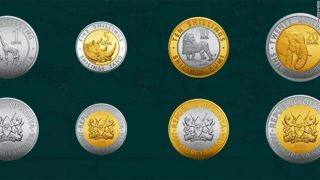 Kenya: Full Set Of 4 Coins (2018) ; Includes (1,  5,  10,  20 Shillings) All