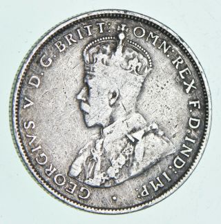 Silver - World Coin - 1936 Australia 1 Florin - World Silver Coin 12 Grams 925
