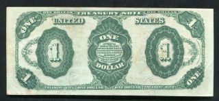 FR.  350 1891 $1 ONE DOLLAR “STANTON” TREASURY NOTE EXTREMELY FINE 2