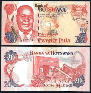 Botswana 20 Pula 2006 - Unc - Pick 27b