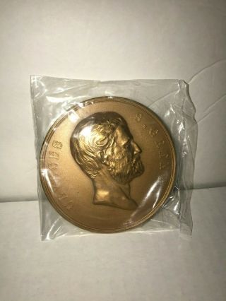 President Ulysses S.  Grant Inauguration 3 " Bronze Medal