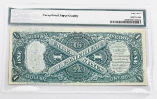 $1.  00 Series 1875 Fr 26 PMG Certified About Uncirculated 53 EPQ 2