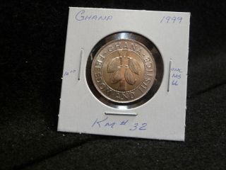 Ghana: 1999 100 Cedis Coin (unc. ) (782) Km 32