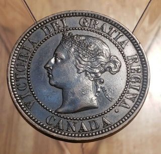 Canada 1887 Queen Victoria Large Cent - - Better Grade