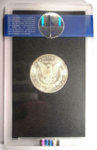1883 - CC Morgan Silver Dollar $1 Coin in GSA Holder - NGC MS63 - Rainbow Tone 3