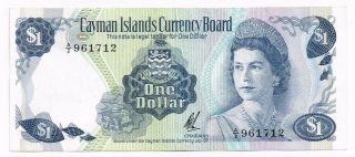 L.  1971 (1972) Cayman Islands One Dollar Note - P1b