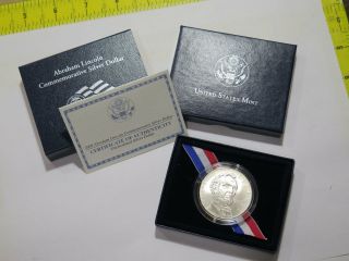 United States 2009 Abraham Lincoln Unc Silver Dollar Coin ✮no Reserve✮