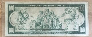 Series 1914 One Hundred Dollars Federal Reserve Note $100 Large Size Note 2