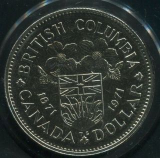 1973 Canada Silver Dollar Proof " P E I " In Case (ctl719)