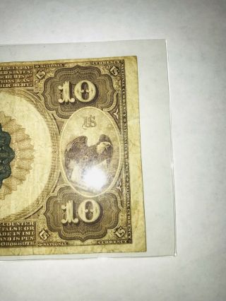 1895 $10 Brown Back The First National Bank of Nanticoke,  PA TOUGH BROWN BACK 6