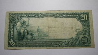 $20 1902 Auburn York NY National Currency Bank Note Bill Ch.  1350 VF, 3