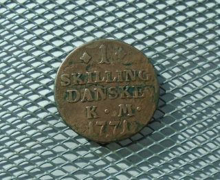 Denmark 1 Skilling 1771