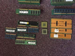 9.  12,  lbs Computer CPU ' s,  Memory Boards For Scrap Gold/Silver Recovery - 242 Piece 3
