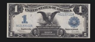 Us 1899 $1 Black Eagle Silver Certificate Fr 236 Vf - Xf (- 022)