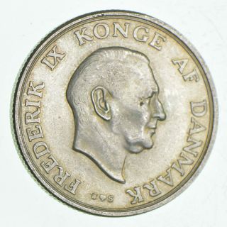 Silver - World Coin - 1958 Denmark 2 Kroner - World Silver Coin - 15.  3g 132