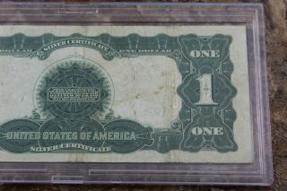 1899 BLACK EAGLE ONE DOLLAR,  $1 SILVER CERTIFICATE HIGHER GRADE,  SCARCE,  DISPLAY 7