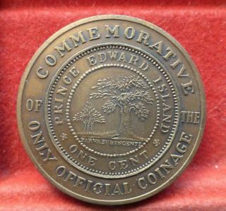 1871 - 1971 Pei Commemorative Of The Only Official Coinage One Penny Take A Look