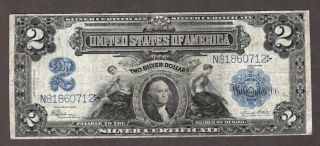 1899 $2.  00 Silver Certificate,  Fr258,  Vf