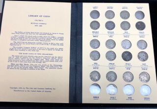 Library Of Coins Buffalo Nickels 1913 - 1938 Vol.  6 Almost Complete Book No Res