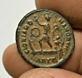 Ancient Roman Bronze Coin Theodosius Large 4.  6gr 23.  6mm