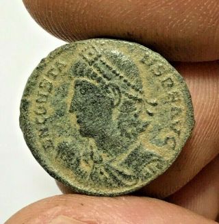 ANCIENT ROMAN BRONZE COIN CONSTANS LARGE 4.  4gr 22.  2mm 2