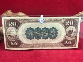 NATIONAL CURRENCY $20 SERIES 1882 THE UNAKA NATIONAL BANK OF JOHNSON CITY (TN) 6