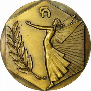 [ 556745] France,  Medal,  Banque,  Crédit Mutuel Agricole,  Au (50 - 53),  Bronze