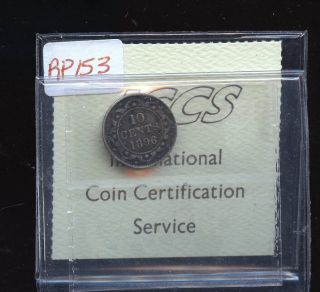 1896 Newfoundland 10 Cents ICCS Certified F12 DSP282 2