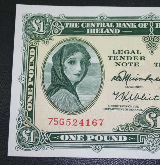 Ireland - 1966 Irish Lavery £1 Note Crisp Uncirculated Currency Banknote P64